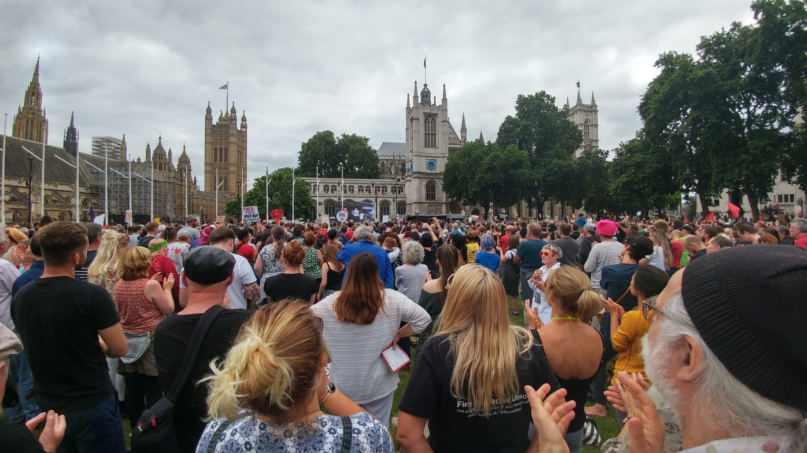 Rally at Parliament Square
